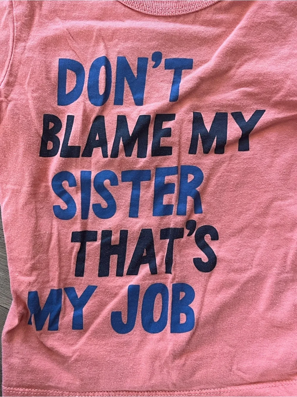 The Children's Place Pink 'Don't Blame My Sister' Graphic Tee 2T